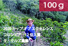 2020年　国際品評会12位　コロンビア「ラ・クルズ農園」【100g】
